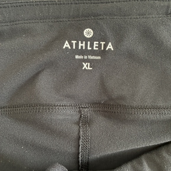 Athleta Skort Capri Leggings XL Black Pickleball Tennis Athletic Activewear - Picture 14 of 14